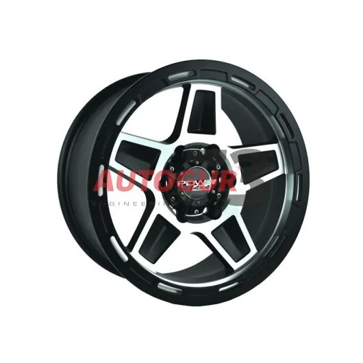 Диск колесный литой HERCULES черно-серебристый R16x8 5X139.7 d110 ET 0 PDW